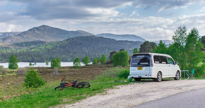 bike-rack-Campervan-Hire-Edinburgh-Scotland-Alba-Campers-Cheap-Budget-Camper-van-Hire-and-Rental-Midlothian-Best-Reviews-Road-Trip-Campervan