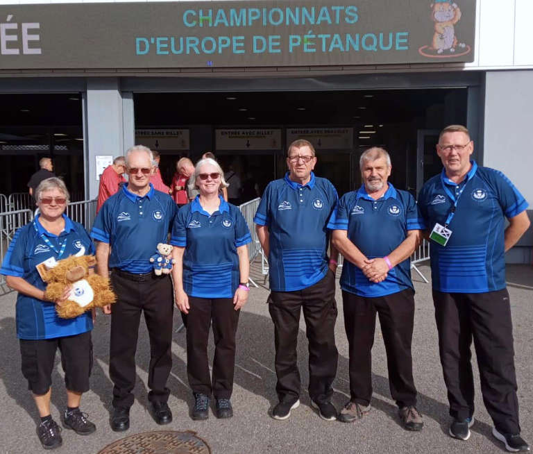 alba campers, scotland sponsor petanque european championships